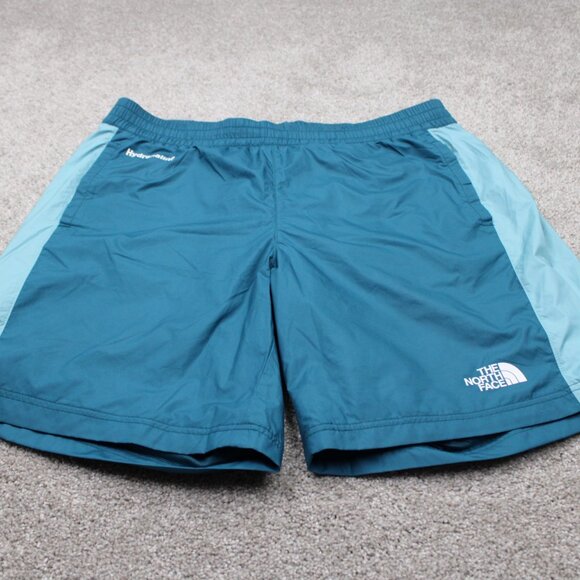 The North Face Hydrenaline 2000 Shorts Mens Large Blue Windwall w/ 9" inseam - Picture 2 of 15